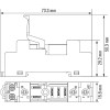 SDI 1CO F ECO - 7760056348, podstawka na szynę