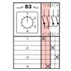 4G10-83-U - łącznik 1-biegunowy 1-2-3-4