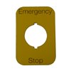 Tabliczka "Emergency Stop" MA6-1023