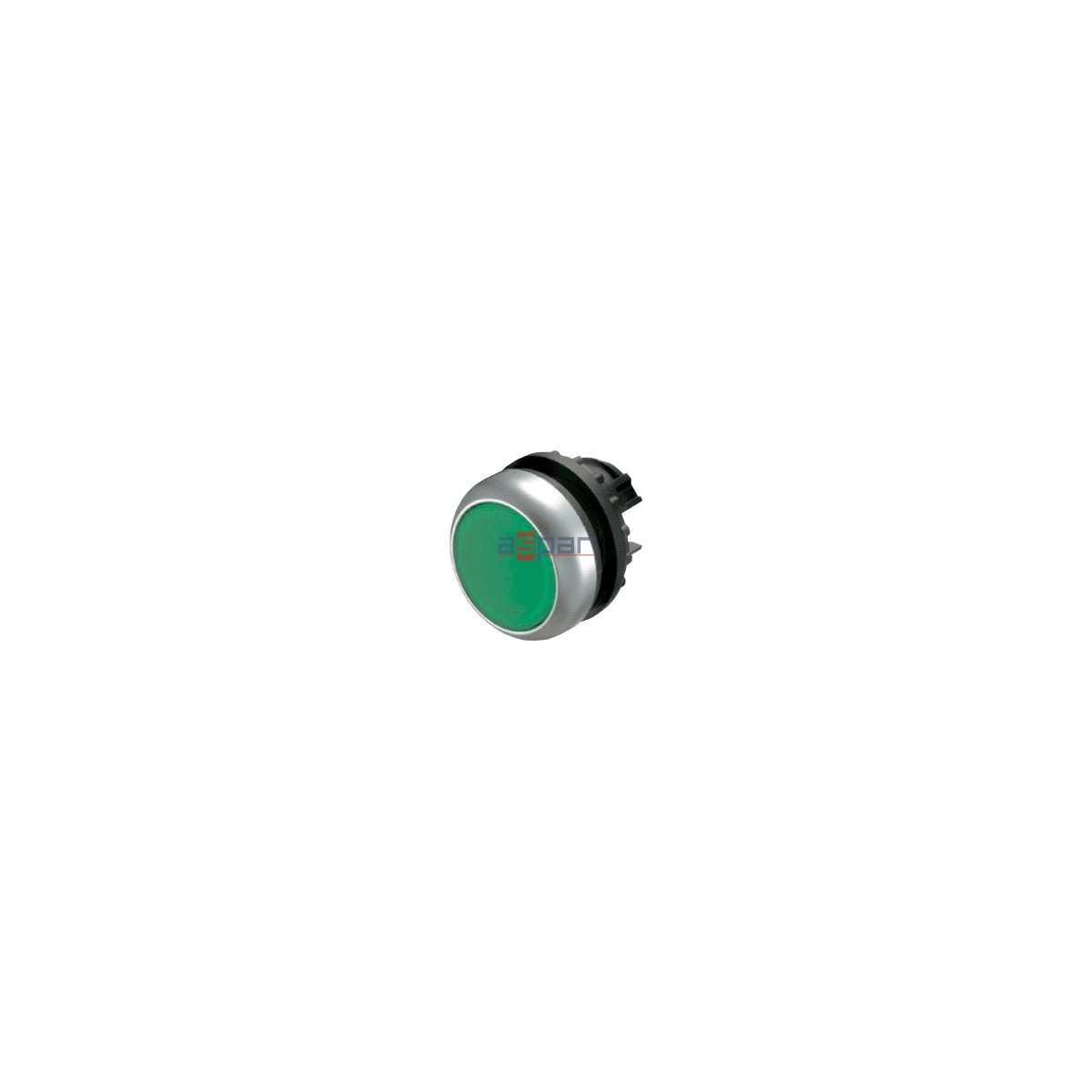 M22-D-G, 216596, przycisk z samopowrotem, płaski, zielony