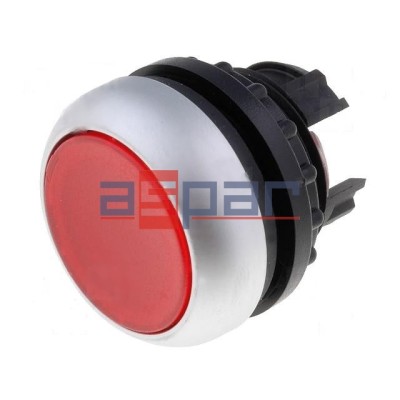 M22-DL-R, 216925, przycisk z samopowrotem, podświetlany, czerwony