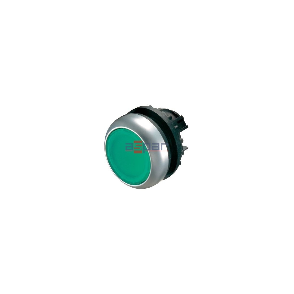 M22-DL-G, 216927, przycisk z samopowrotem, podświetlany, zielony