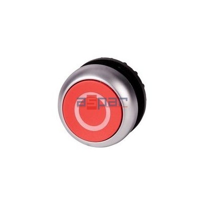 M22-D-R-X0, 216605, przycisk z samopowrotem, płaski, czerwony