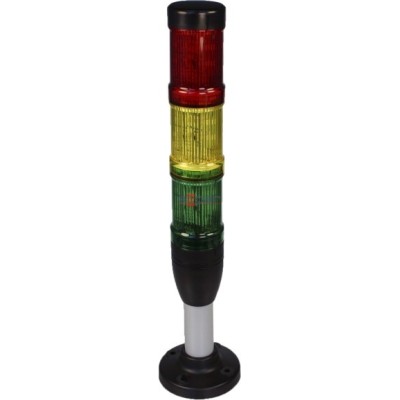 SL4-100-L-RYG-24LED, 171296, kolumna sygnalizacyjna 24V AC/DC, światło stałe, czerwone/żółte/zielone