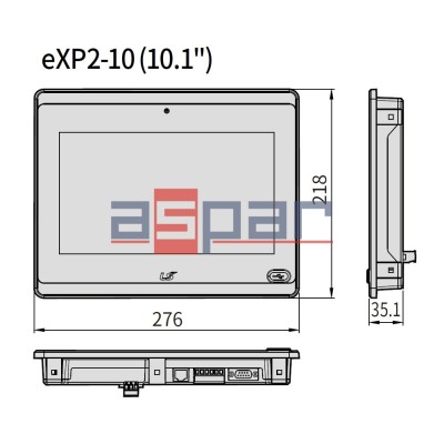 eXP2-1000D, 10,1"