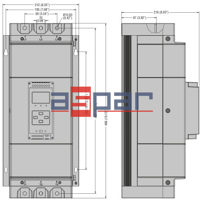 Softstart 160kW, ADXL0320600